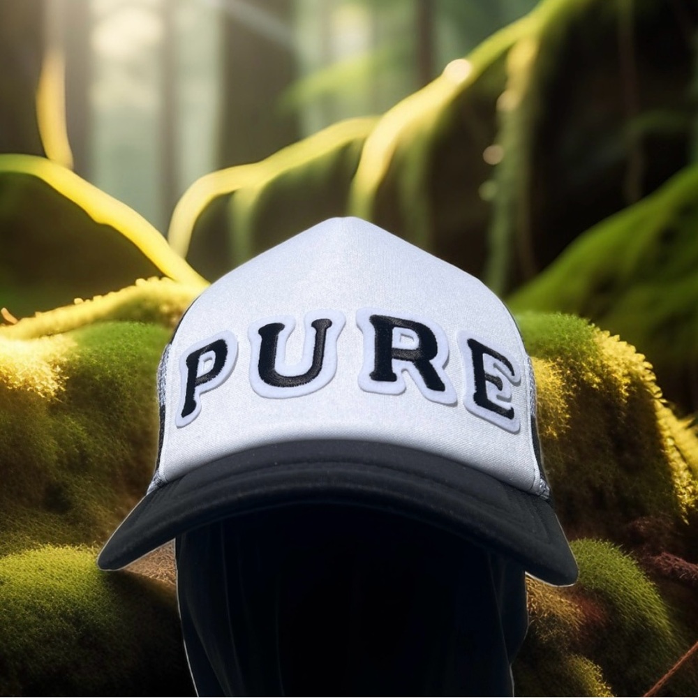 Pure B&W checkered varsity patch snap back hat